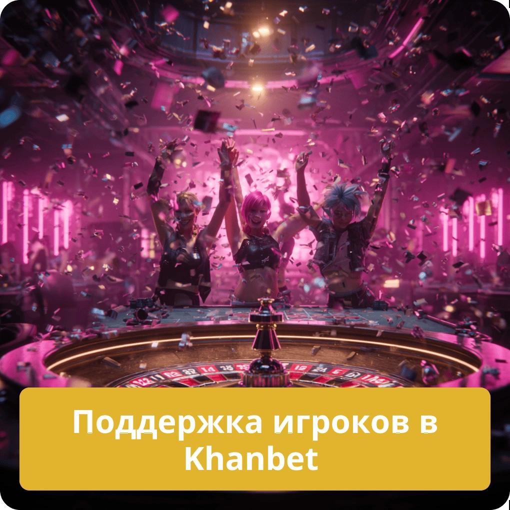 Поддержка игроков в Khanbet